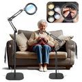 GABORISH 10x Standing Magnifier with 54 LED Lamp – Flexible Neck