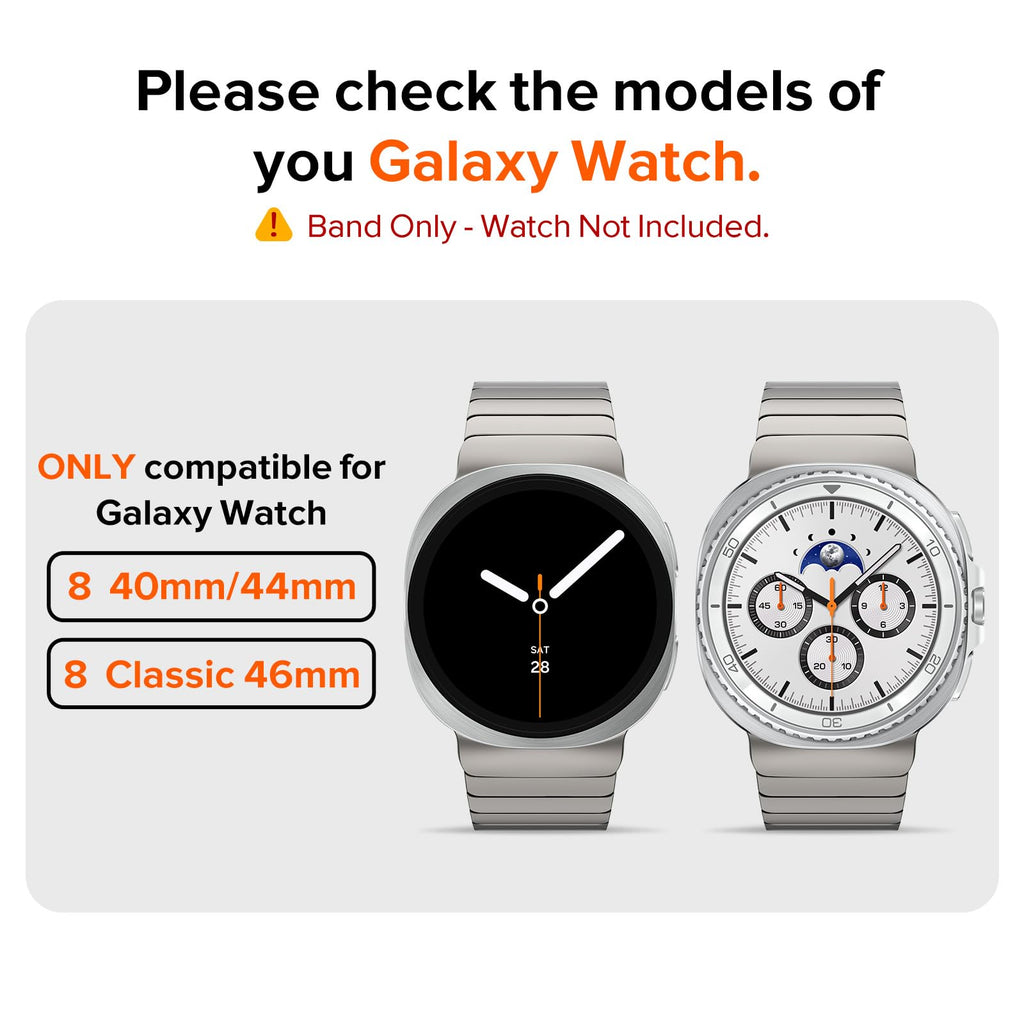 Titanium Bracelet for Samsung Galaxy Watch 8 – 40mm / 44mm