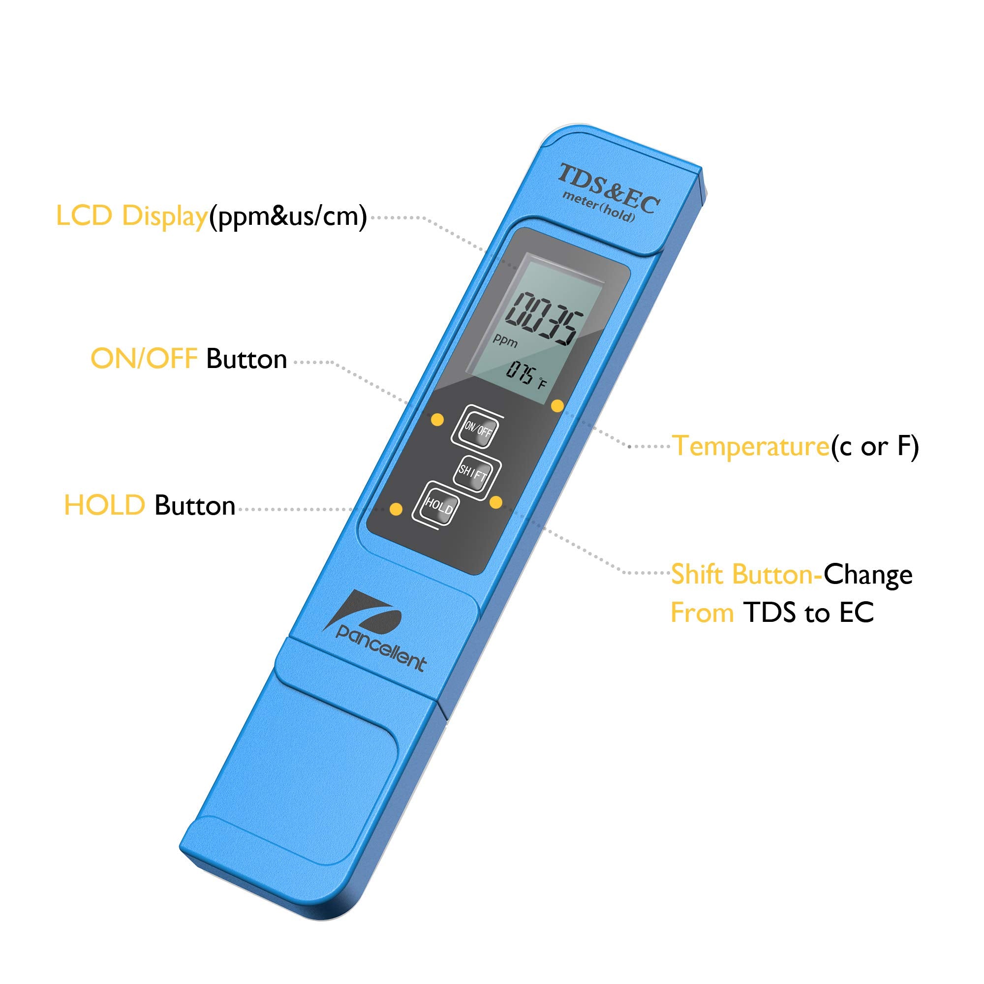 4-in-1 Water Quality Meter TDS pH EC Temperature