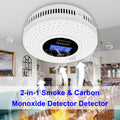 2-in-1 Smoke and Carbon Monoxide Detector with LCD Display - 3-pack