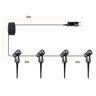 Svater LED Garden Lights 4-piece Outdoor Spotlights IP65 Waterproof Set – Warm White