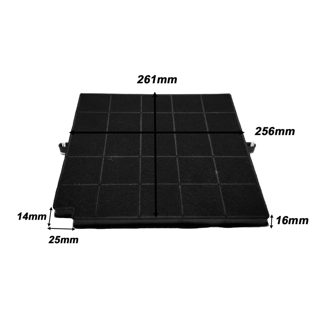 Carbon filter for kitchen hoods, compatible with AIRFORCE - AFFCAF16CS