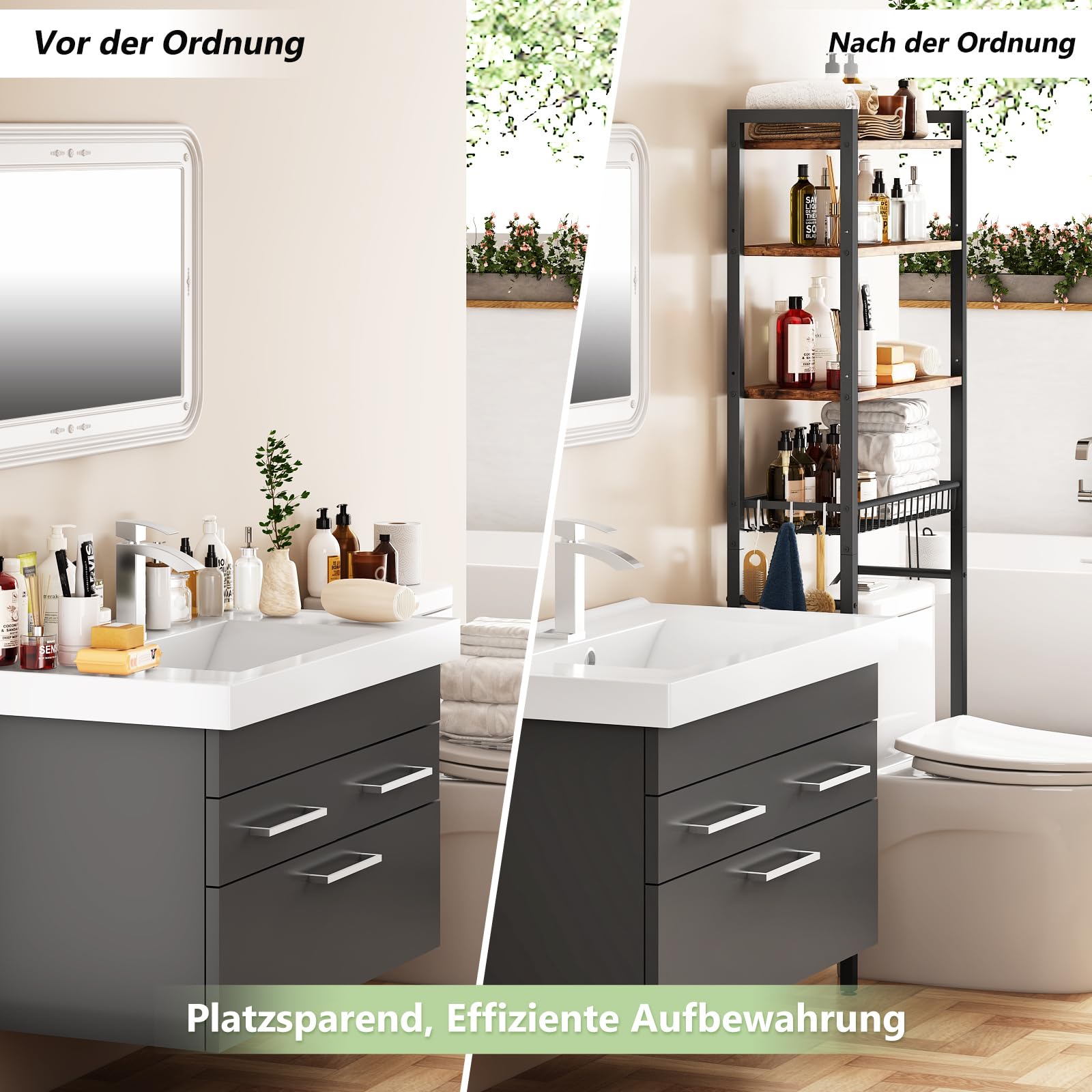 Kalrin Toilet Rack, 4-Tier