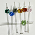 Glass Tobacco Pipe 7 inches For Tobacco Use Only - One Size
