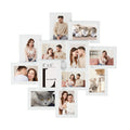 SONGMICS Photo Frame 10 x 15 cm Holds 12 Photos – White