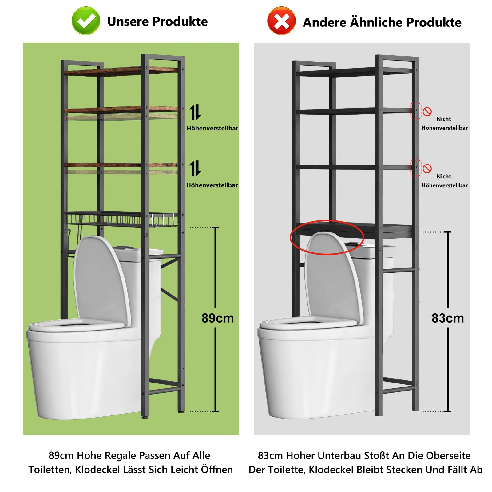 Kalrin Toilet Rack, 4-Tier