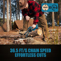 6/8in Brushless Mini Chainsaw with 8000mAh Battery, Upgraded Chain Lubrication – 6/8in