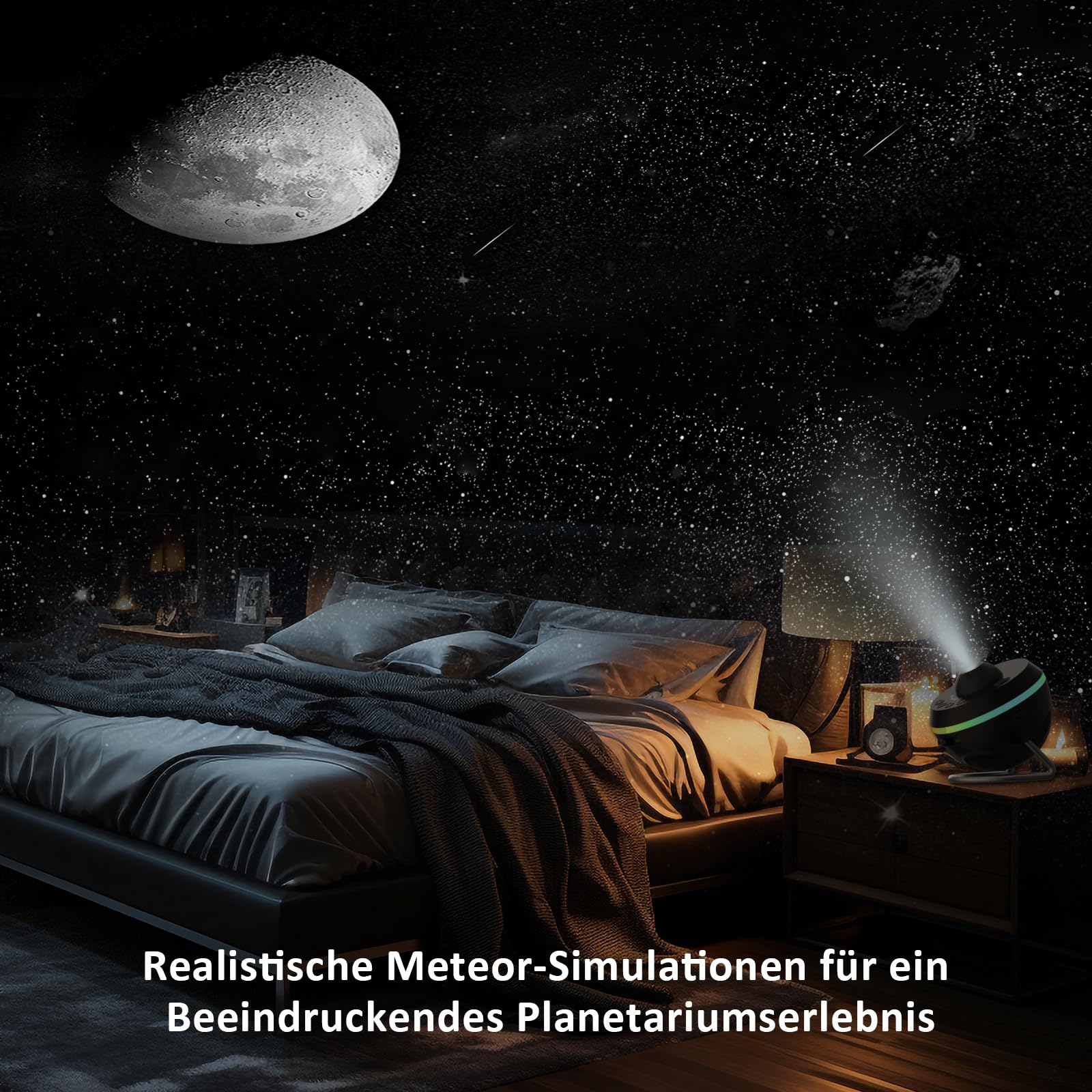 Starry Sky Projector Galaxy Planetarium Night Light – For Kids and Adults