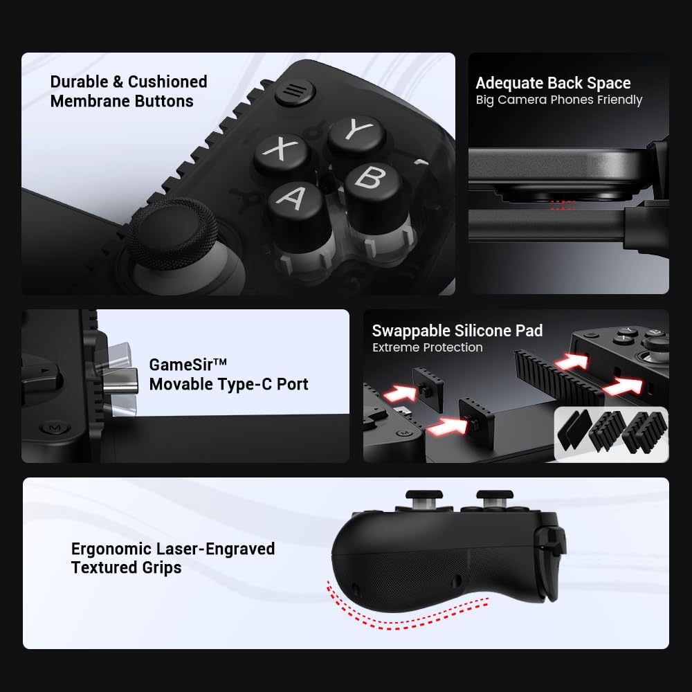 Mobile Gaming Controller for Android and iPhone – USB-C