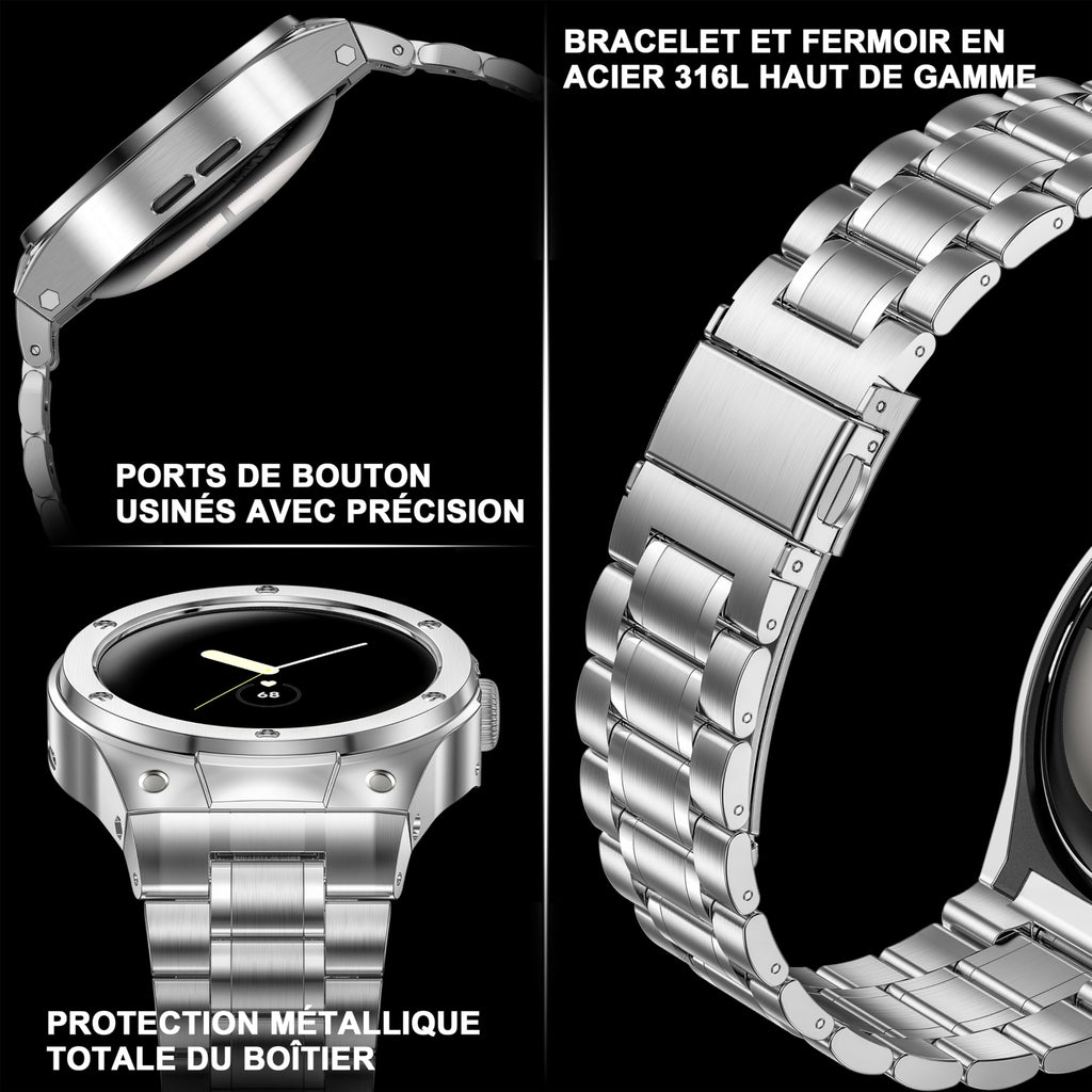 Google Pixel Watch Stainless Steel Bracelet 41/45mm - Silver