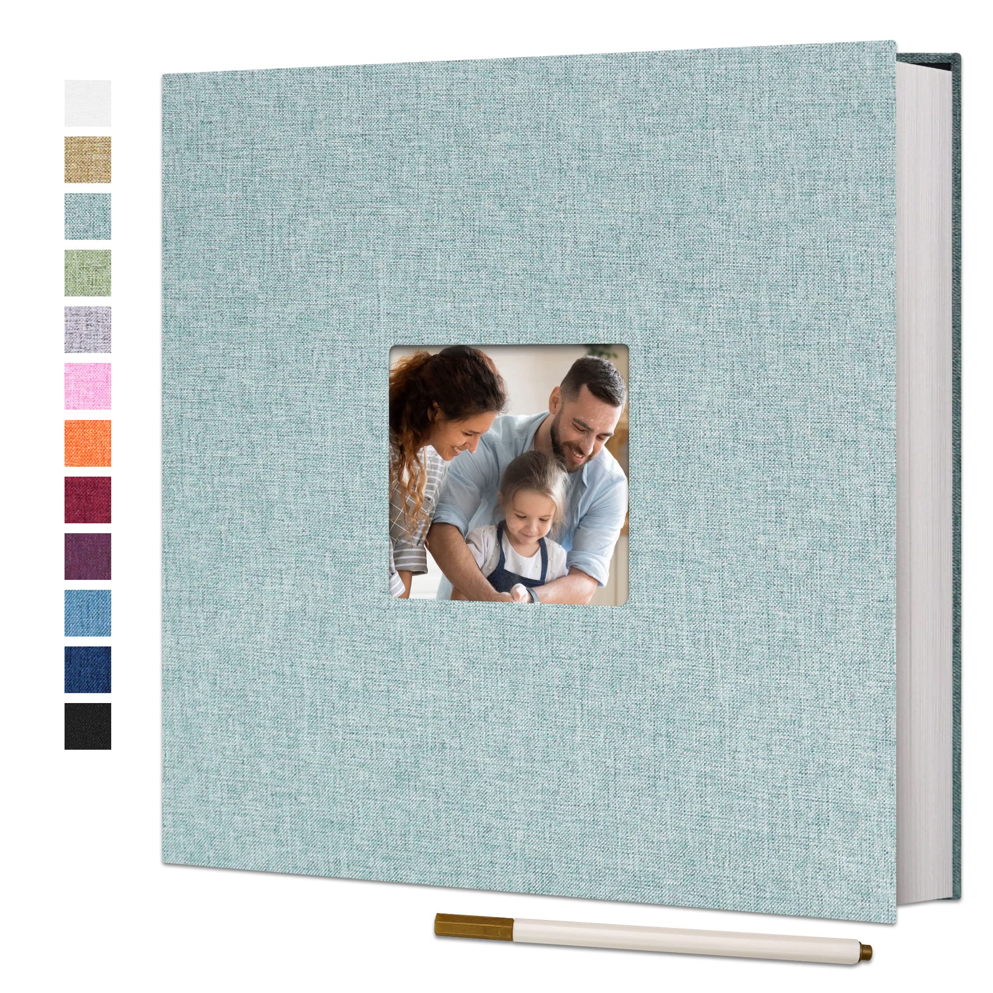 Photo Album Lanpn 10x15 for 400 Photos – Linen, Vertical Format, Beige