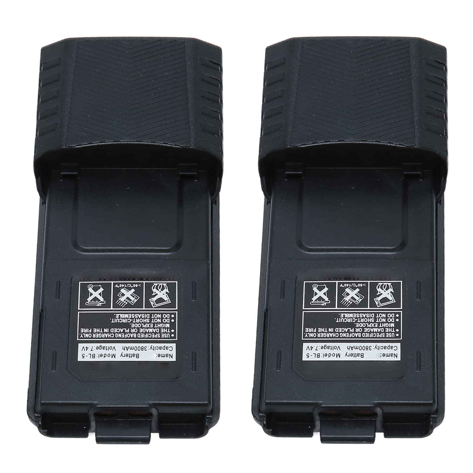 2SZ BL5 7.4V 3800mAh Li-ion battery for UV 5R radio – black