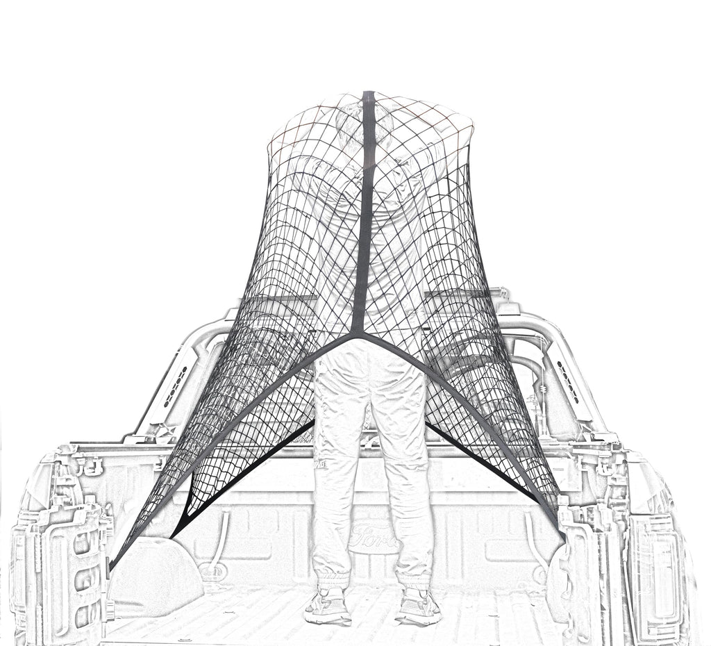 Flexible trunk net, stretchable to 2.1x2.1 m, single layer – 1.2x1.2 m