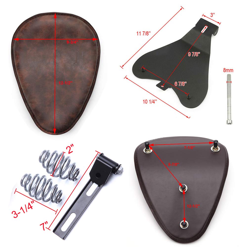 Motorcycle solo seat - Black