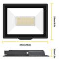 100W Outdoor LED Floodlights – 10000LM, IP66, Warm White (2-pack)